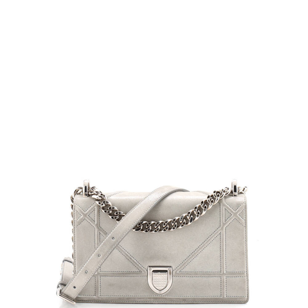 Christian Dior Small Diorama Flap Bag Studded Leather